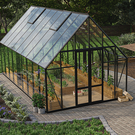 Теплица botanik Style 45 Maximum под стекло | 3,6x3,2 м